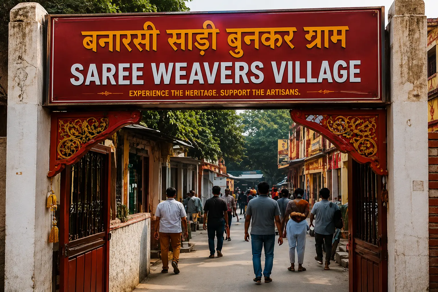 Weaver Village Entrance